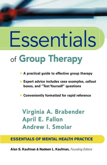 Cover of Essentials of Group Therapy