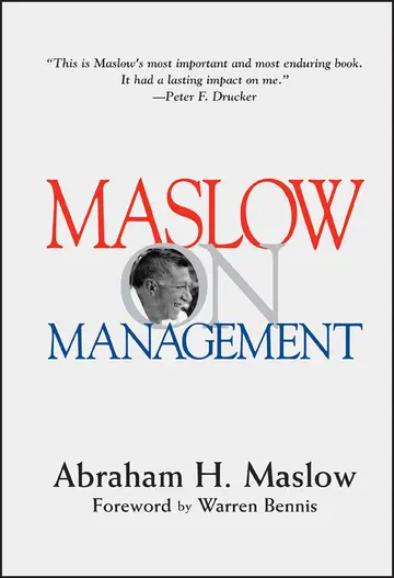 Cover of Maslow on Management