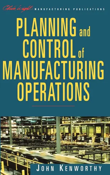 Cover of Planning and Control of Manufacturing Operations