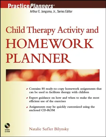Cover of Child Therapy Activity and Homework Planner
