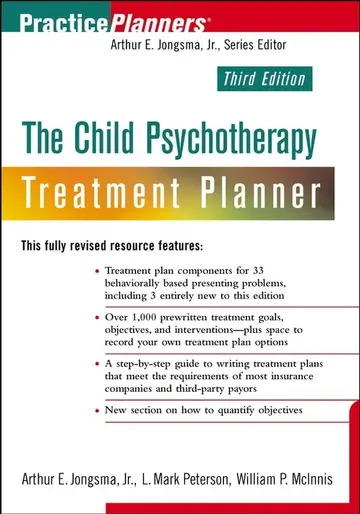 Cover of The Child Psychotherapy Treatment Planner