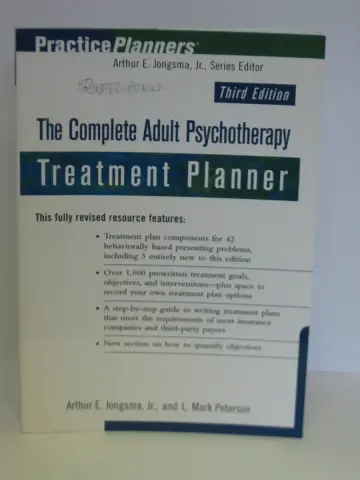 Cover of The Complete Adult Psychotherapy Treatment Planner