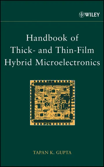 Cover of Handbook of Thick- and Thin-Film Hybrid Microelectronics