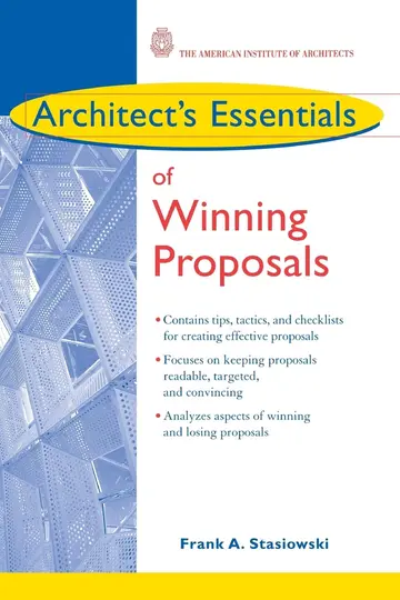 Cover of Architect's Essentials of Winning Proposals