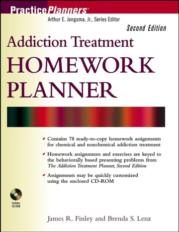 Cover of Addiction Treatment Homework Planner