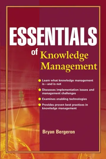 Cover of Essentials of Knowledge Management