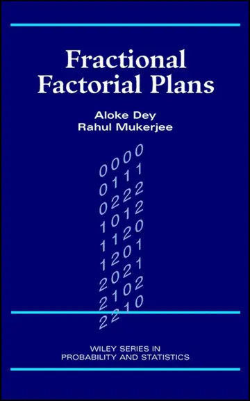 Cover of Fractional Factorial Plans