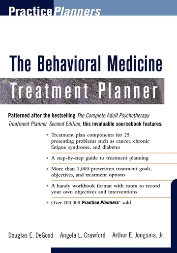 Cover of The Behavioral Medicine Treatment Planner