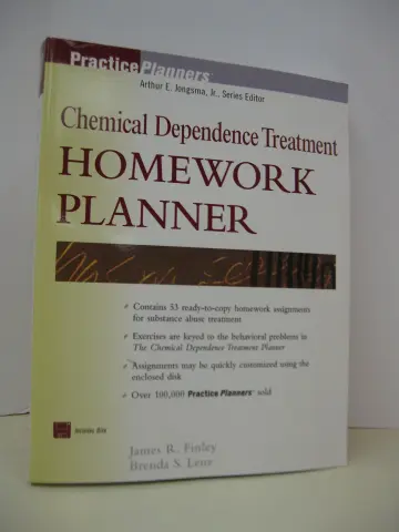 Cover of Chemical Dependence Treatment Homework Planner