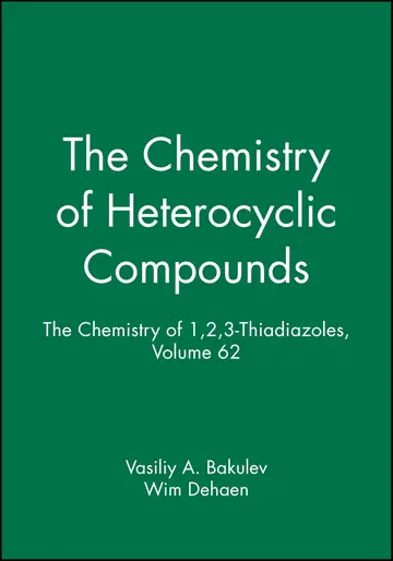 Cover of The Chemistry of 1,2,3-Thiadiazoles, Volume 62