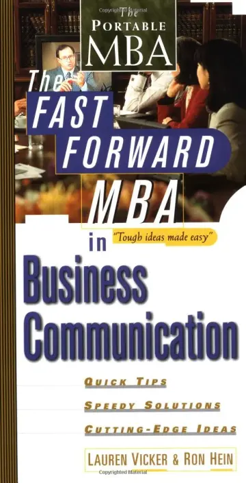 Cover of The Fast Forward MBA in Business Communication