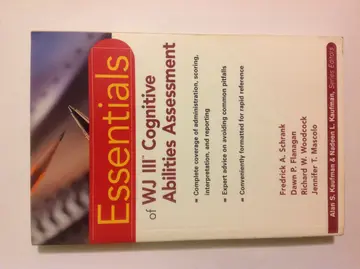 Cover of The Essentials of WJ III Cognitive Abilities Assessment