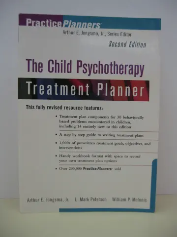 Cover of The Child Psychotherapy Treatment Planner