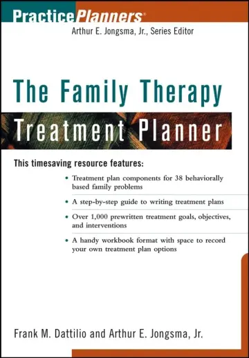 Cover of The Family Therapy Treatment Planner