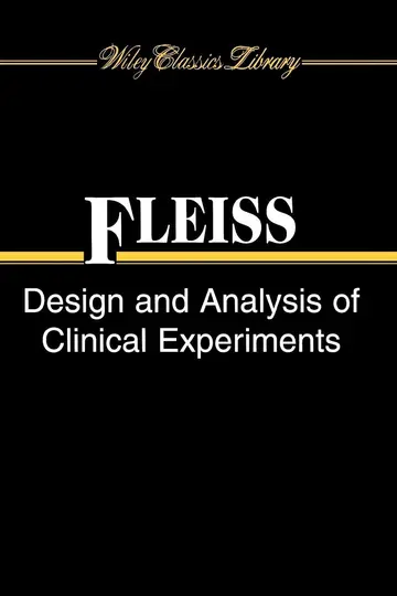 Cover of Design and Analysis of Clinical Experiments