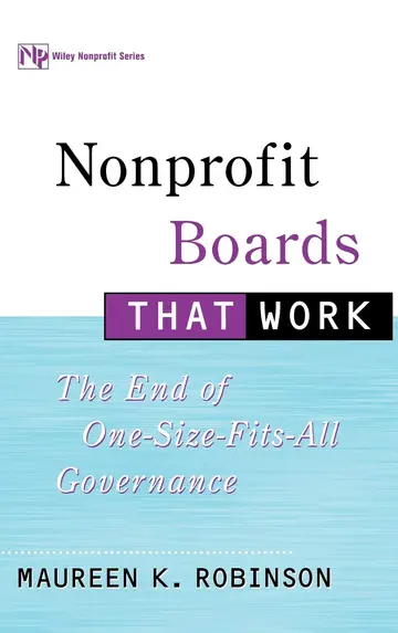 Cover of Nonprofit Boards That Work