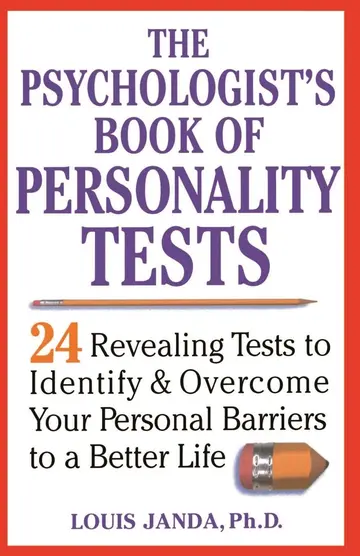 Cover of The Psychologist's Book of Personality Tests