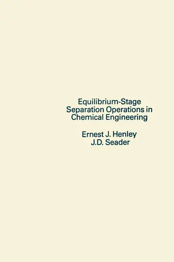 Cover of Equilibrium-Stage Separation Operations in Chemical Engineering