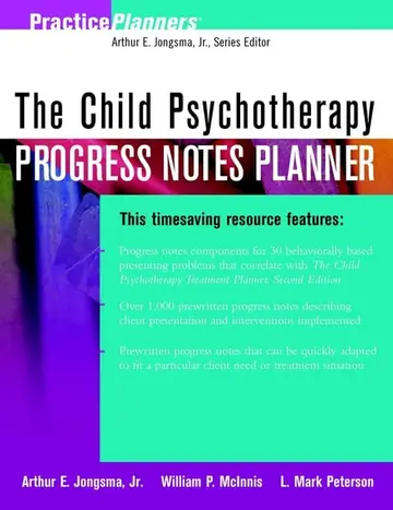 Cover of The Child Psychotherapy Progress Notes Planner