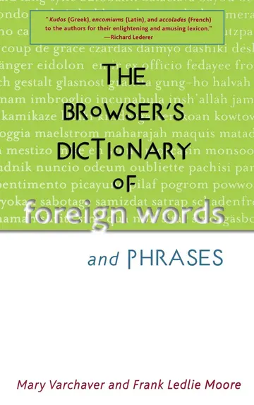 Cover of The Browser′s Dictionary of Foreign Words and Phrases