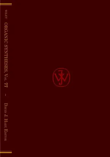 Cover of Organic Syntheses