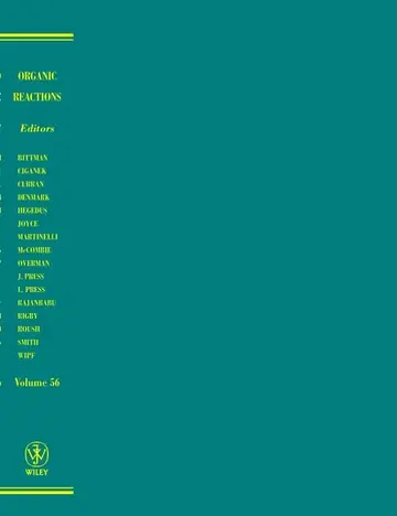 Cover of Organic Reactions