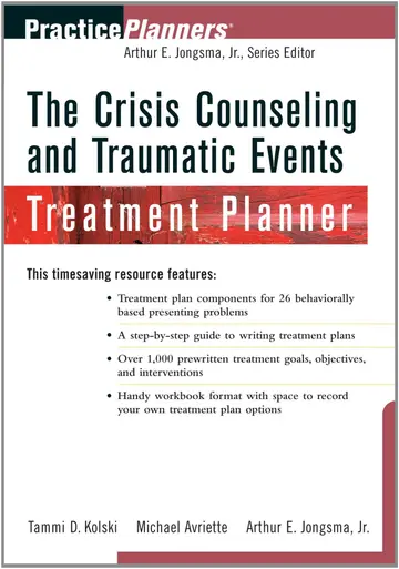 Cover of The Crisis Counseling and Traumatic Events Treatment Planner