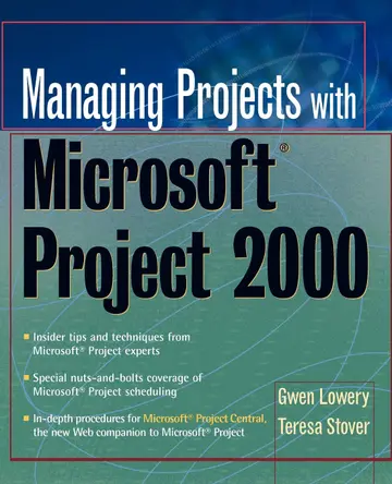 Cover of Managing Projects with Microsoft Project 2000