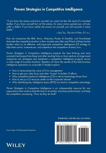 Cover of Proven Strategies in Competitive Intelligence