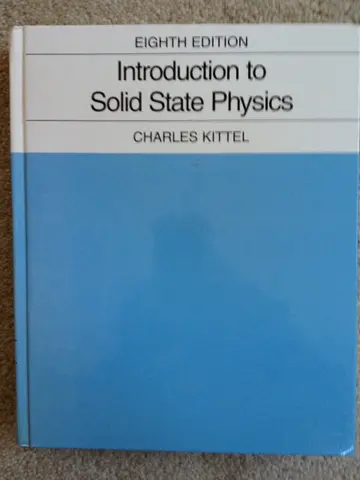 Cover of Introduction to Solid State Physics