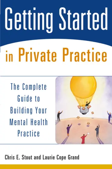 Cover of Getting Started in Private Practice