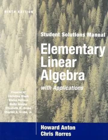 Cover of Elementary Linear Algebra with Applications