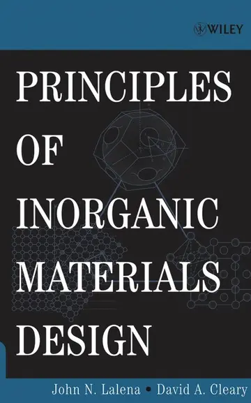 Cover of Principles of Inorganic Materials Design