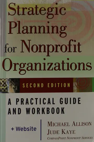 Cover of Strategic Planning for Nonprofit Organizations