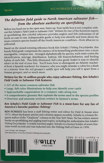 Cover of Ken Schultz′s Field Guide to Saltwater Fish
