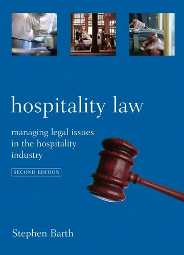 Cover of Hospitality Law