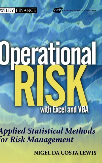 Cover of Operational Risk with Excel and Vba