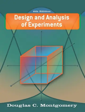 Cover of Design and Analysis of Experiments