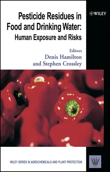 Cover of Pesticide Residues in Food and Drinking Water