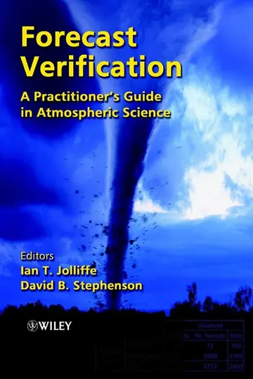 Cover of Forecast Verification - A Practioner'S Guide in Atmospheric Science