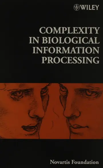 Cover of Complexity in Biological Information Processing & Mdash