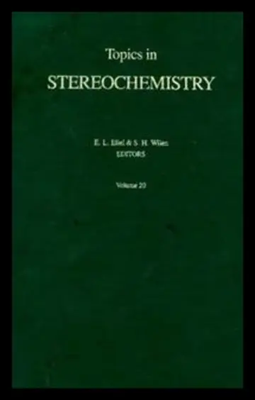 Cover of Topics in Stereochemistry, Volume 20 (Topics in Stereochemistry (Discontinued))