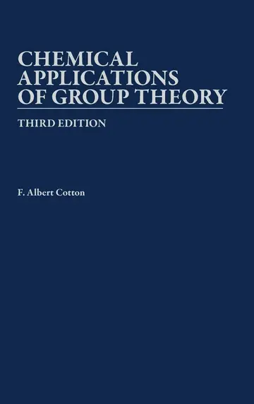 Cover of Chemical Applications of Group Theory