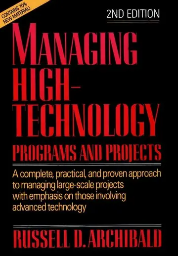 Cover of Managing High–Technology Programs and Projects