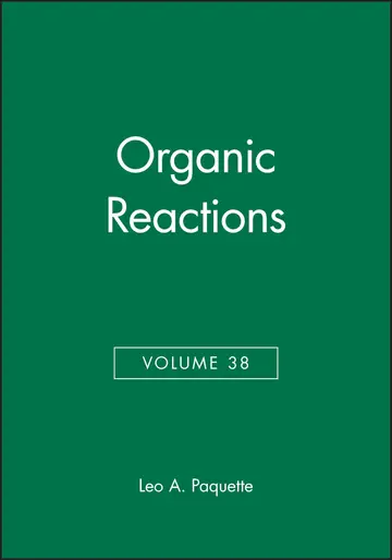 Cover of Organic Reactions