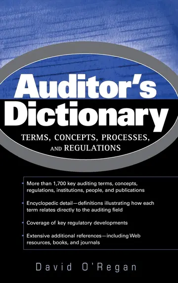 Cover of Auditor'S Dictionary