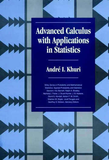 Cover of Advanced Calculus with Applications in Statistics