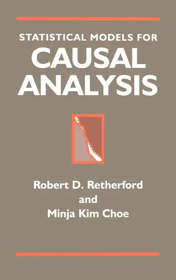 Cover of Statistical Models for Causal Analysis