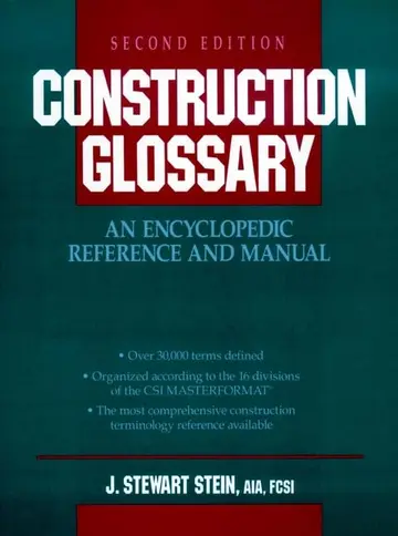 Cover of Construction Glossary
