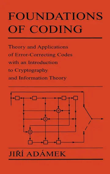 Cover of Foundations of Coding